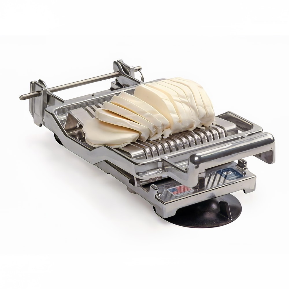 Nemco 55300A-516D Table Top Mozzarella Slicer w/ 5/16" Cutting Arm & Stainless Wires, Cast Aluminum