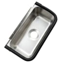 Nemco 77316-13 13" Spade Cleaning Well - 3/8" Round Spigot & Rubber Bumper, Stainless thumbnail 4