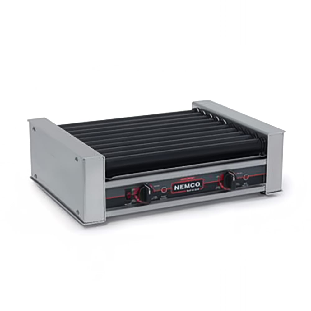 Nemco 8027SX-220 27 Hot Dog Roller Grill w/ Manual Controls - Flat Top, 220v