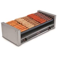 Nemco 8036-SLT 36 Hot Dog Roller Grill w/ Manual Controls - Slanted Top, 120v thumbnail 2