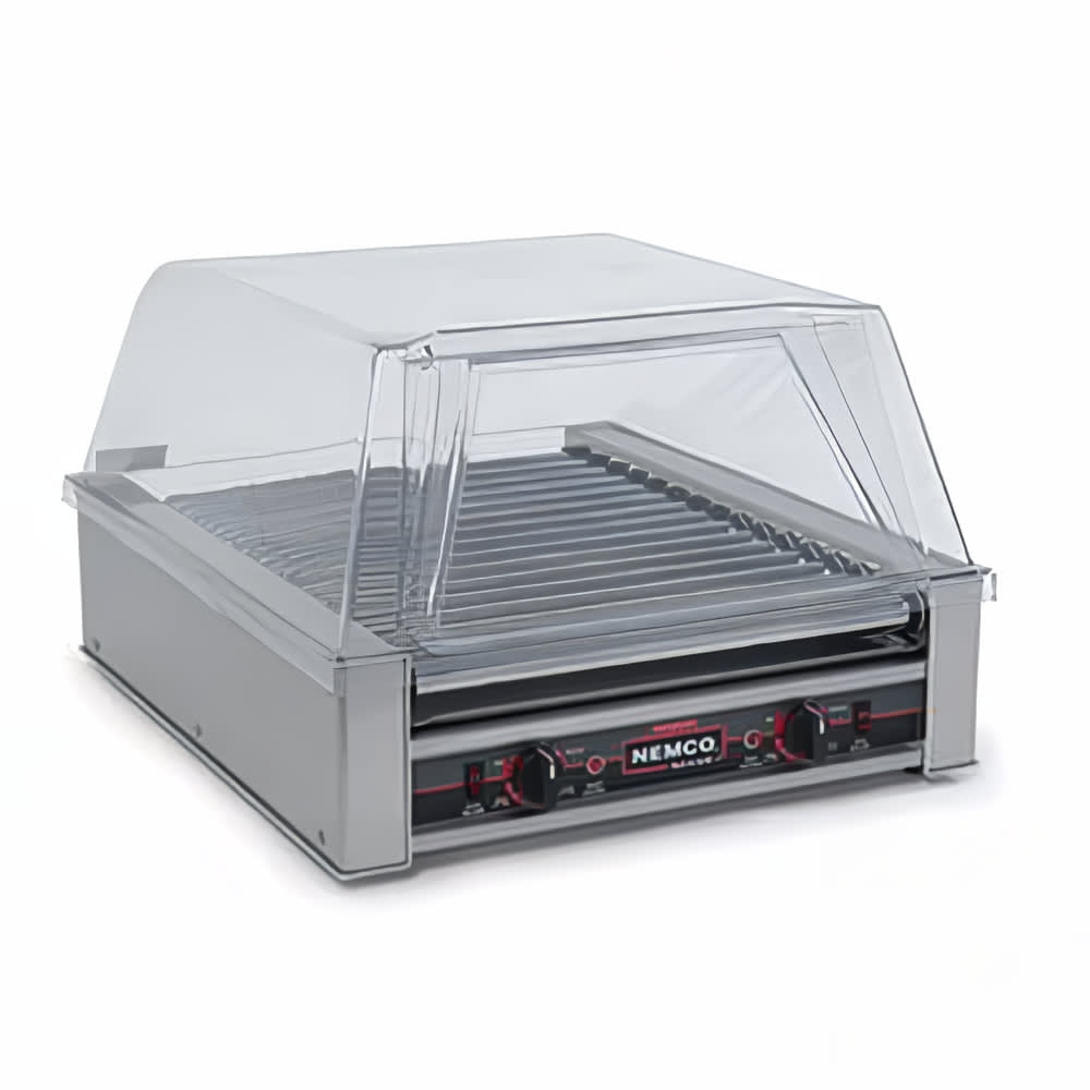 Nemco 8045SXN-220 45 Hot Dog Roller Grill w/ Manual Controls - Flat Top, 220v