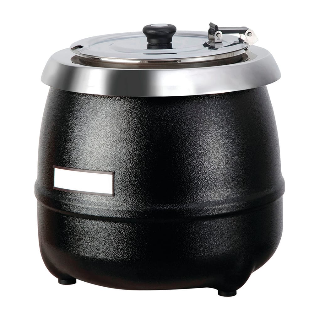 Global Solutions 10 1/2 qt Countertop Soup Warmer w/ Manual Controls, 120v (GS1650)