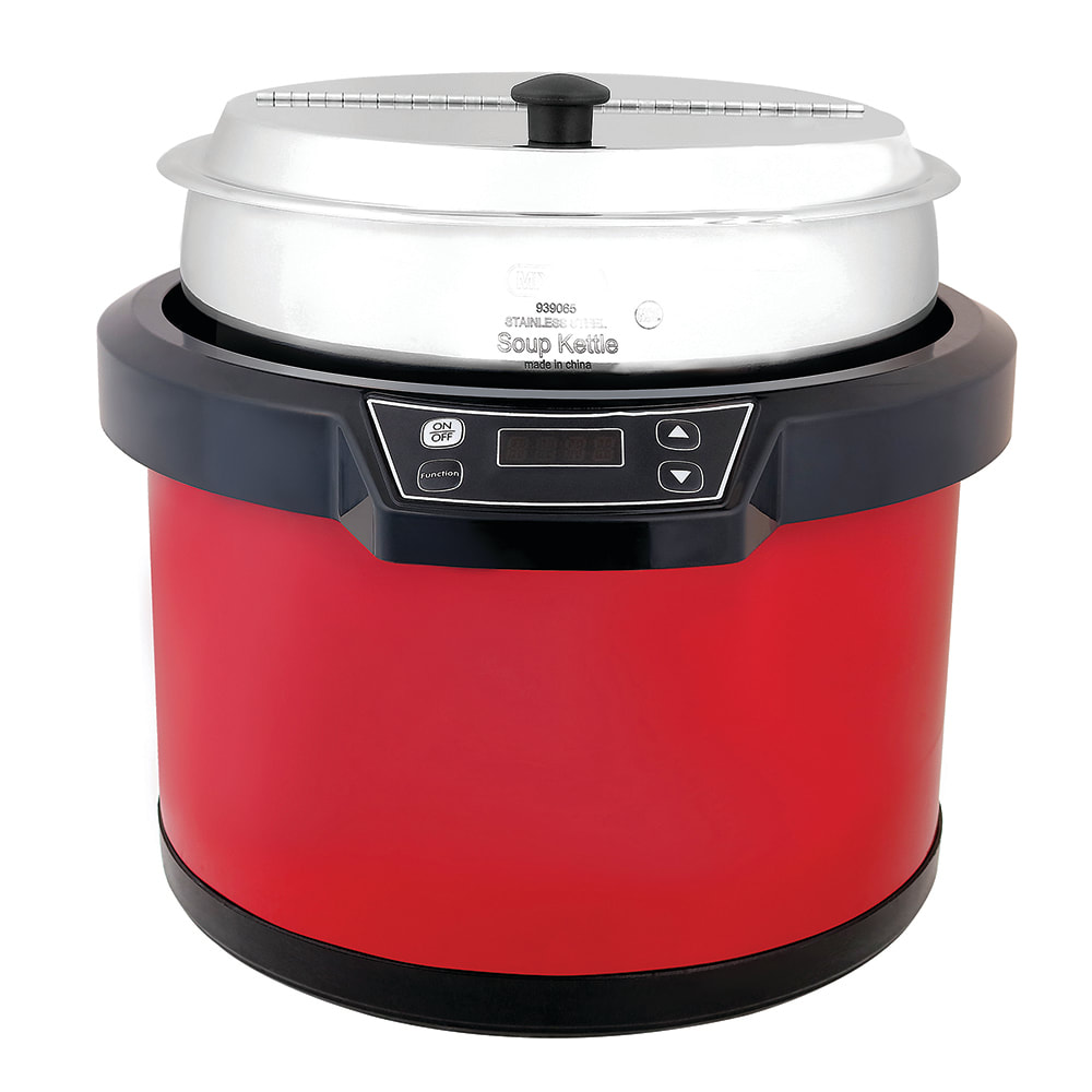 Global Solutions 7 qt Countertop Soup Warmer w/ Manual Controls, 120v (GS1660)