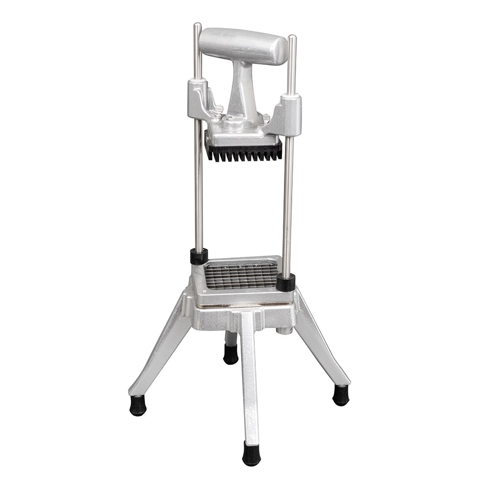 Global Solutions Vegetable Chopper w/ 1/4" Cut, Aluminum (GS4150-A)