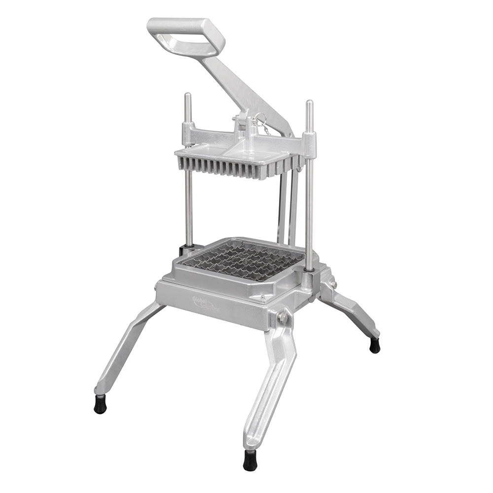 Global Solutions Lettuce Chopper w/ 1" Square Cuts, Aluminum (GS4200)