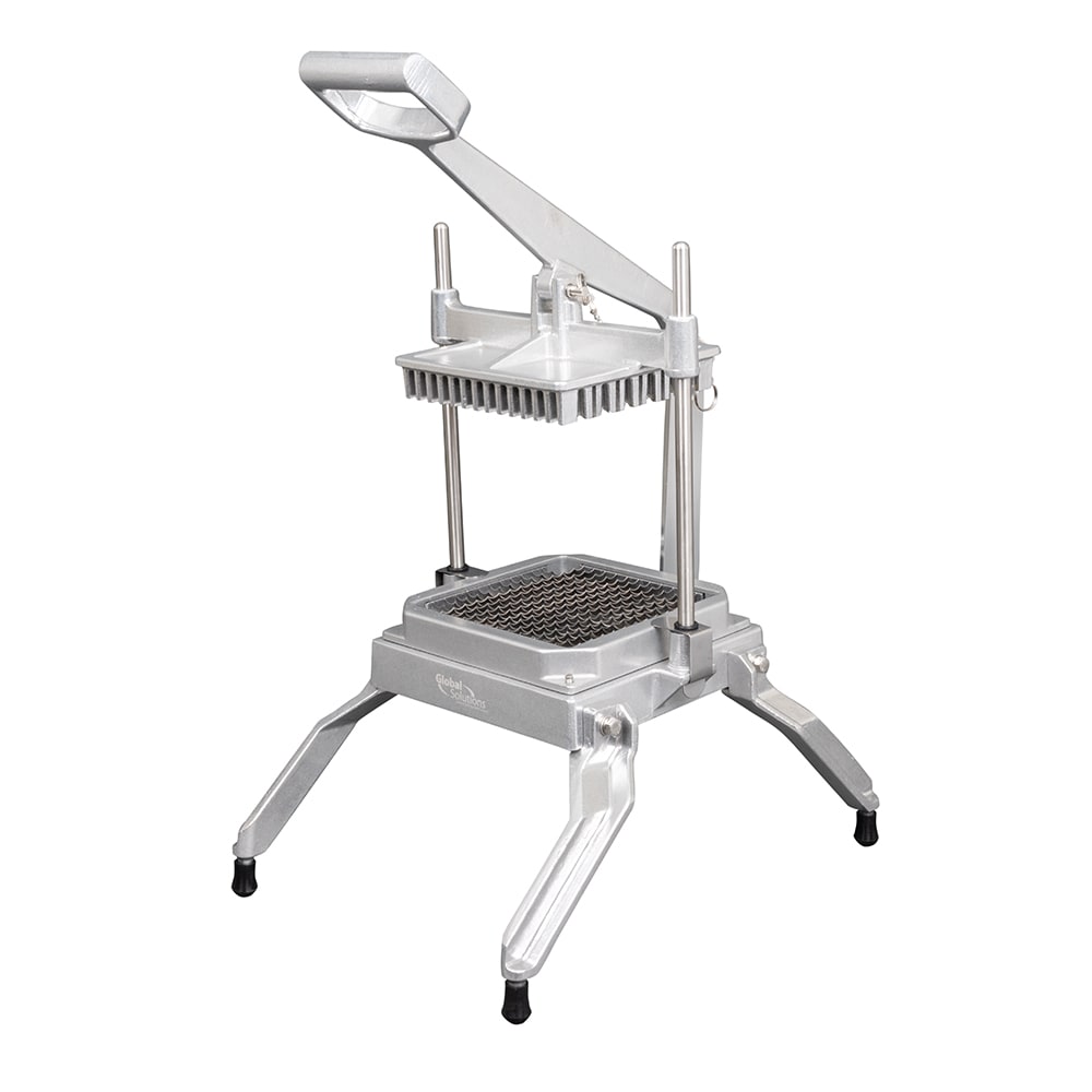 Global Solutions Lettuce Chopper w/ 1/2" Square Cuts, Aluminum (GS4200-C)