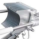 Global Solutions Aluminum Food Slicer, 1/4" Blade, Onions, Manual (GS4250-B) thumbnail 6