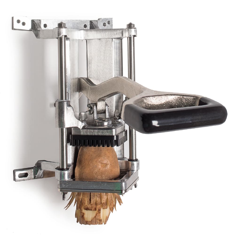 Nemco 55450-2 Food Cutter w/ 3/8" Cut, Short Throw Handle & Wall Or Countertop Mount