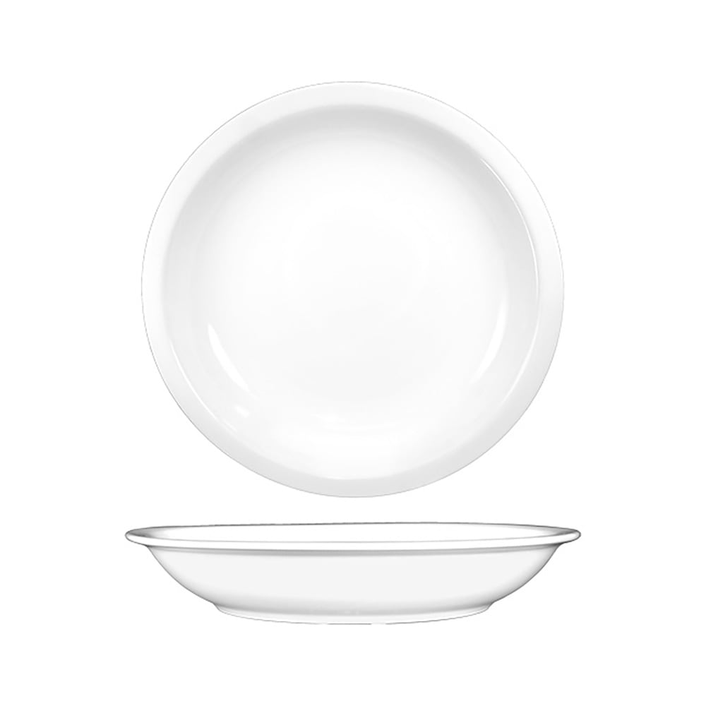 ITI 112 oz Round Bristol™ Serving Bowl - Porcelain, Bright White (BL-105)
