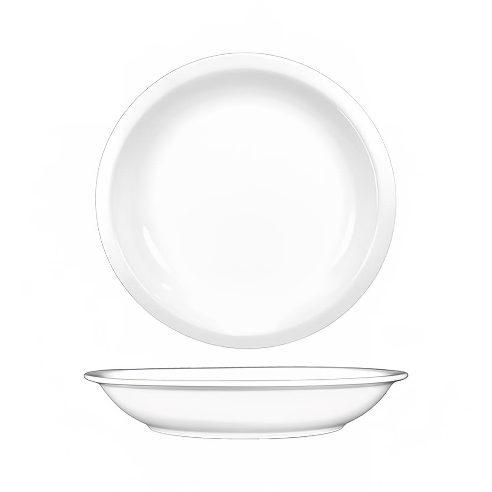 ITI 72 oz Round Bristol™ Serving Bowl - Porcelain, Bright White (BL-112)