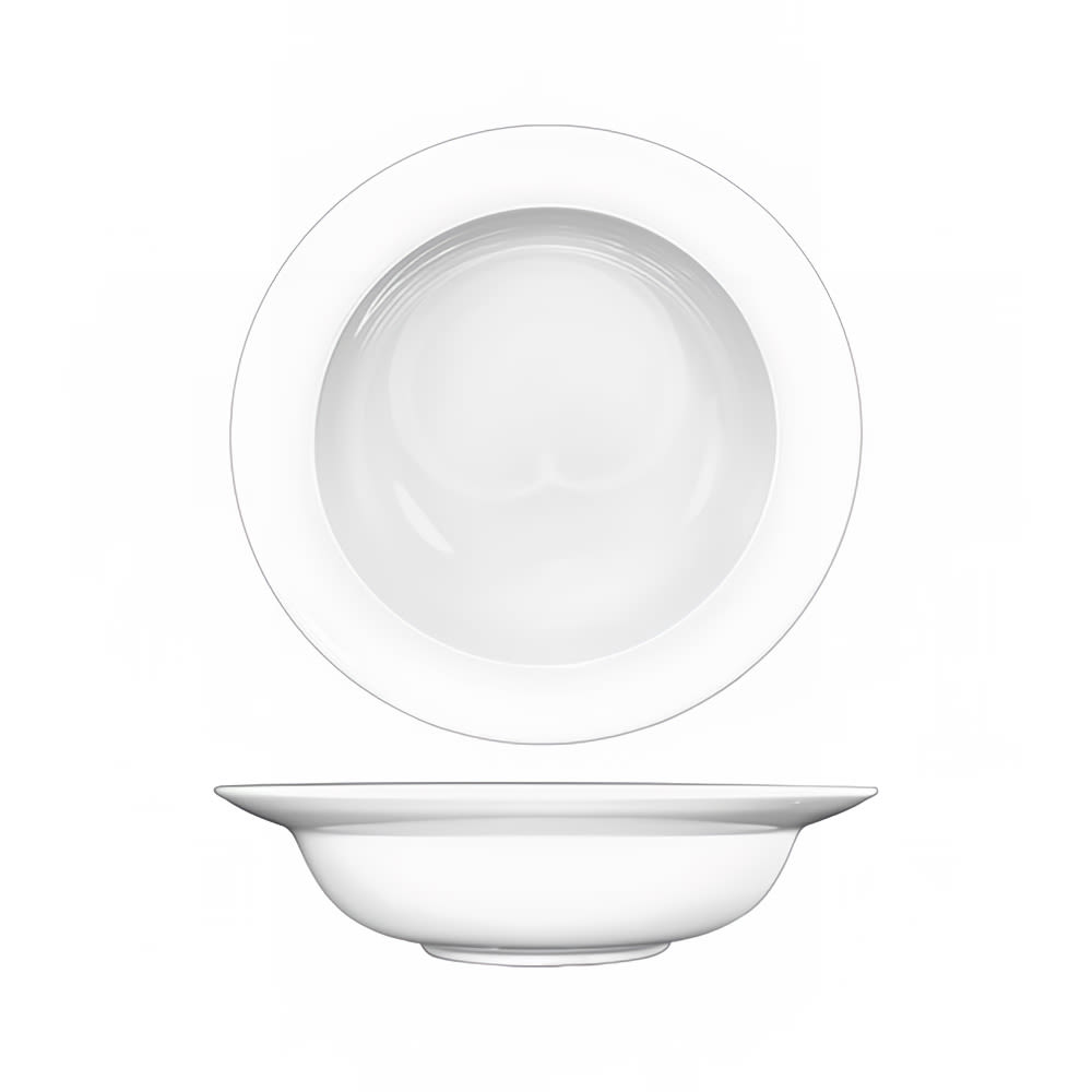 ITI 38 oz Round Bristol™ Pasta Bowl - Porcelain, Bright White (BL-115)