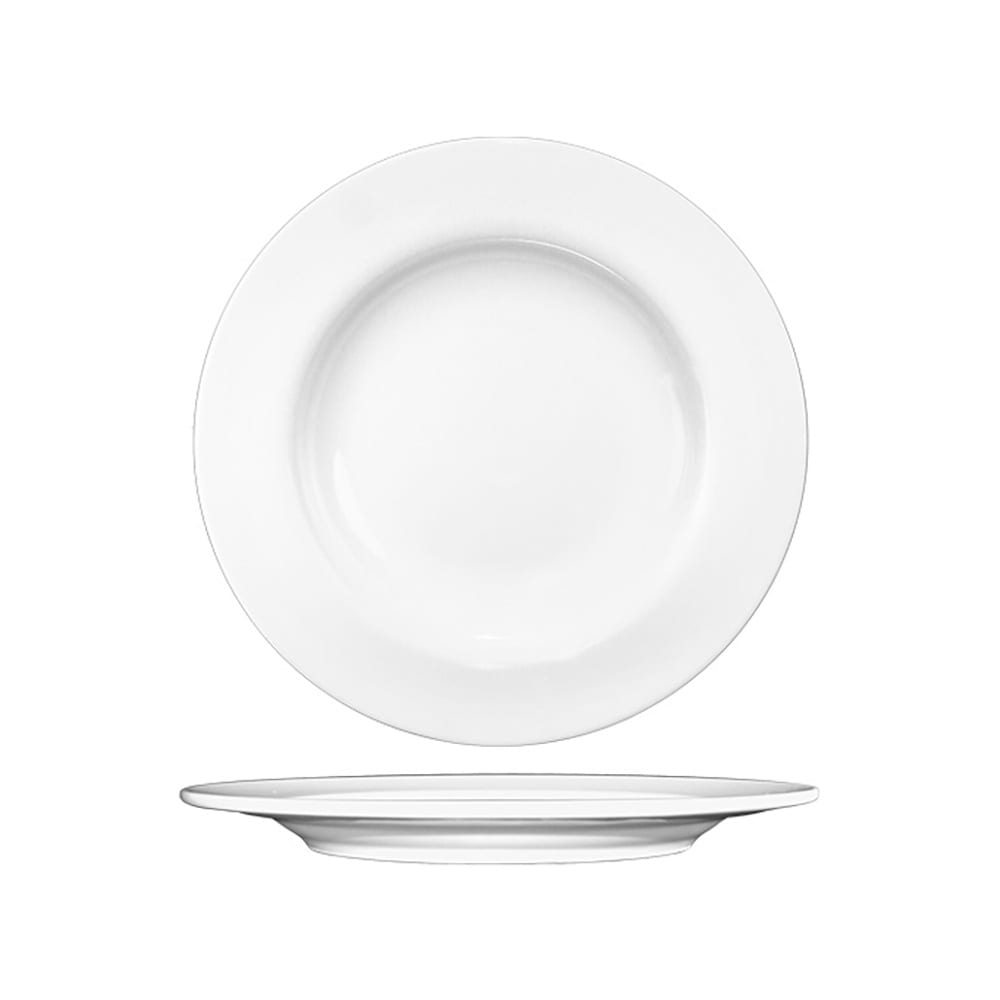 ITI 11" Round Bristol™ Plate - Porcelain, Bright White (BL-20)