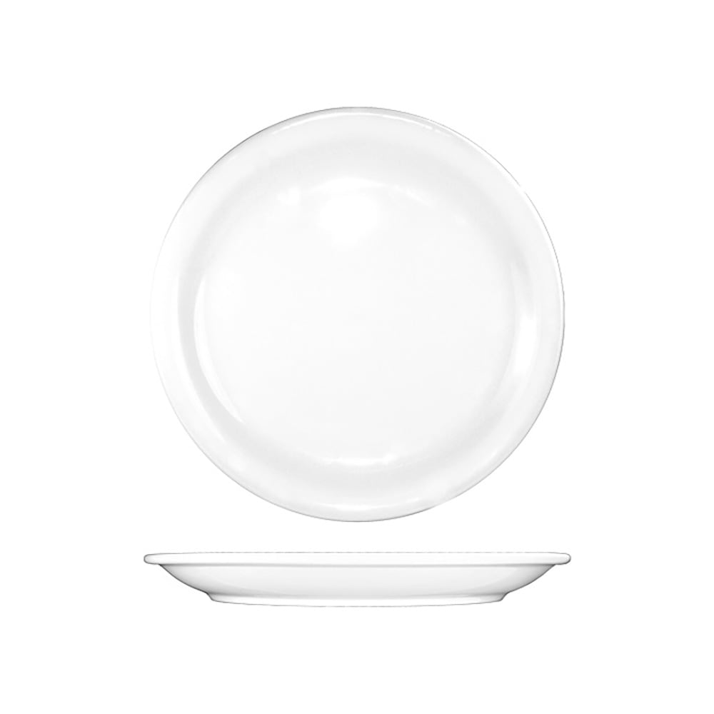 ITI 7 1/4" Round Brighton™ Plate - Porcelain, European White (BR-7)