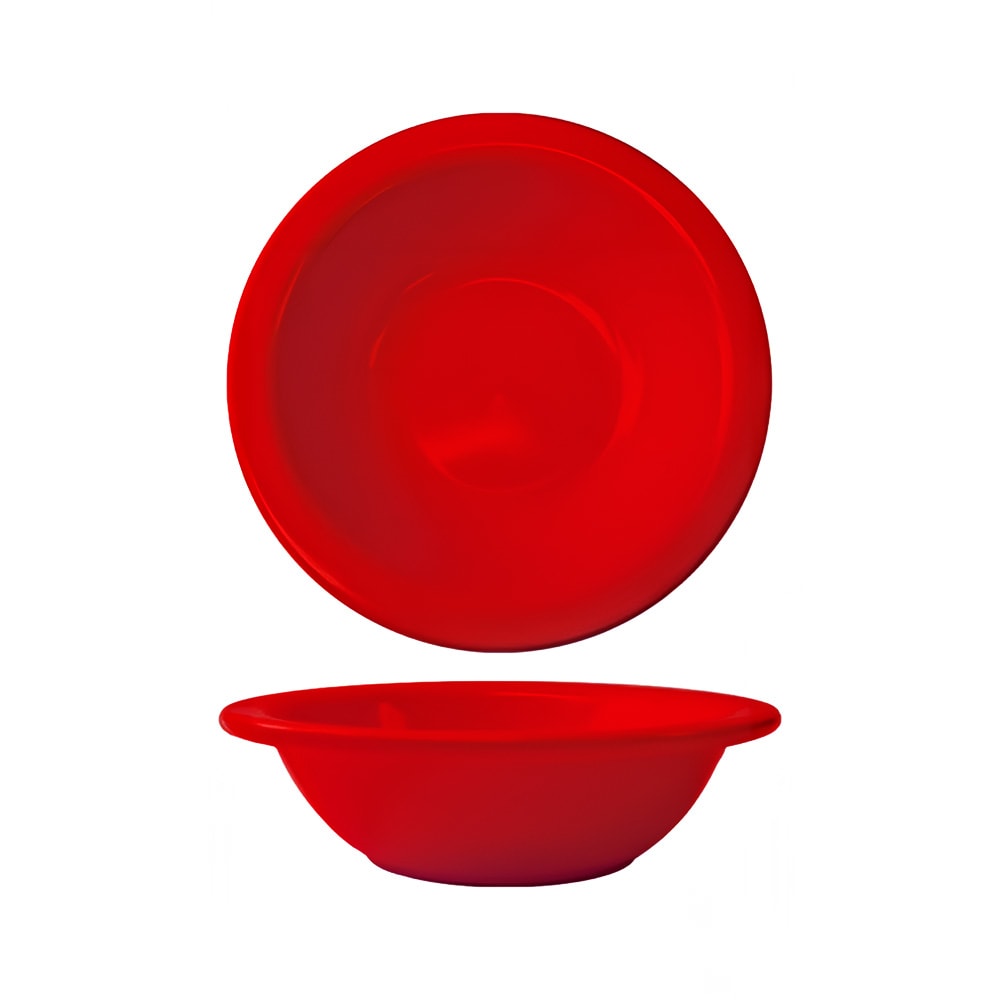 ITI 13 oz Round Cancun™ Grapefruit Bowl - Ceramic, Crimson Red (CA-10-CR)