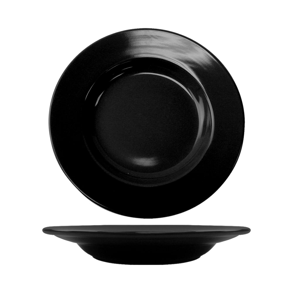ITI 18 oz Round Cancun™ Pasta Bowl - Ceramic, Black (CA-120-B)