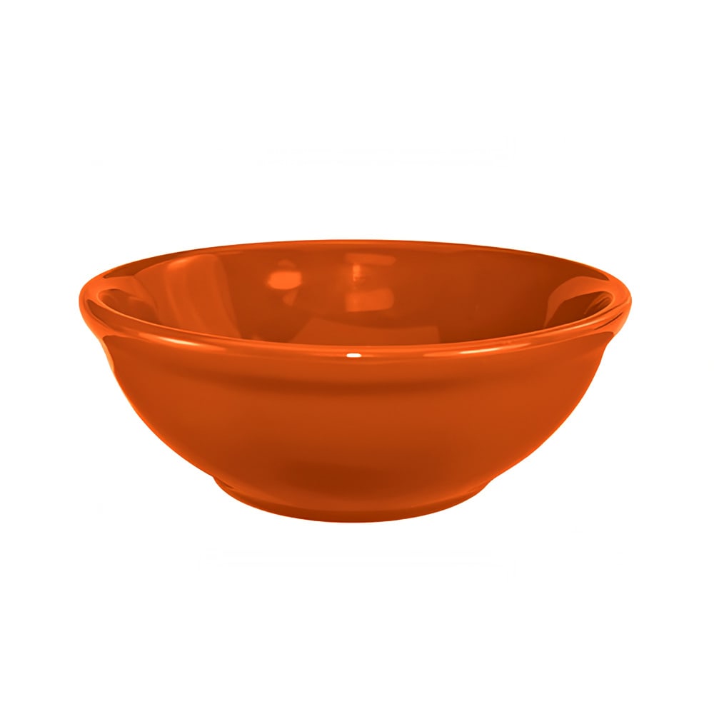 ITI 13 oz Round Cancun™ Oatmeal/Nappie Bowl - Ceramic, Orange (CA-15-O)