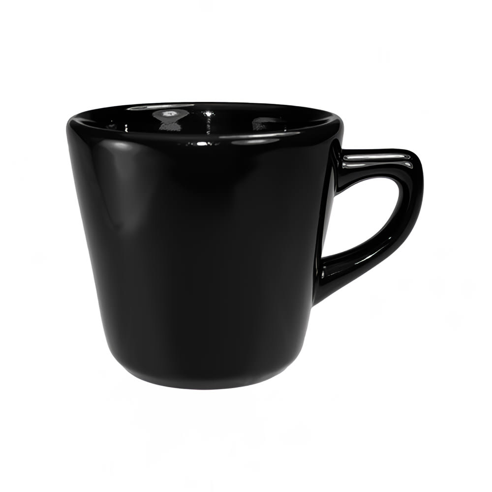 ITI 7 oz Cancun™ Cup - Ceramic, Black (CA-1-B)
