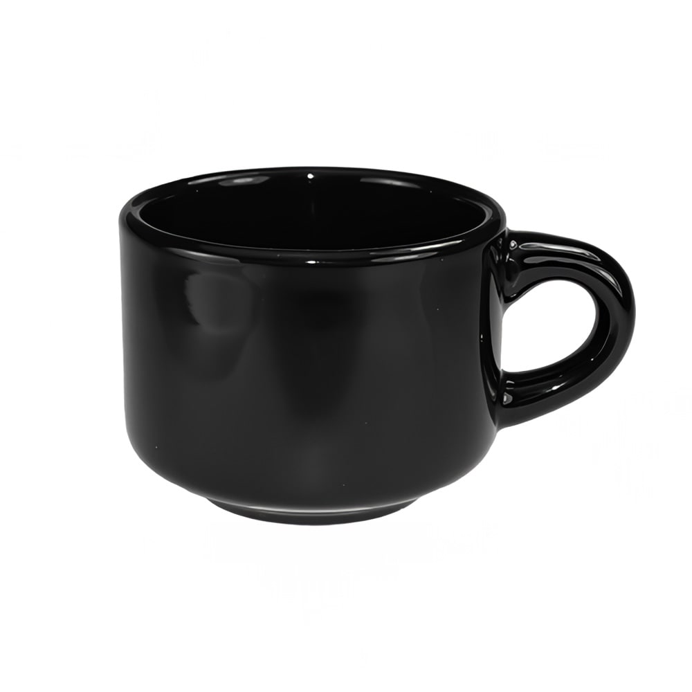 ITI 7 oz Cancun™ Cup - Ceramic, Black (CA-23-B)