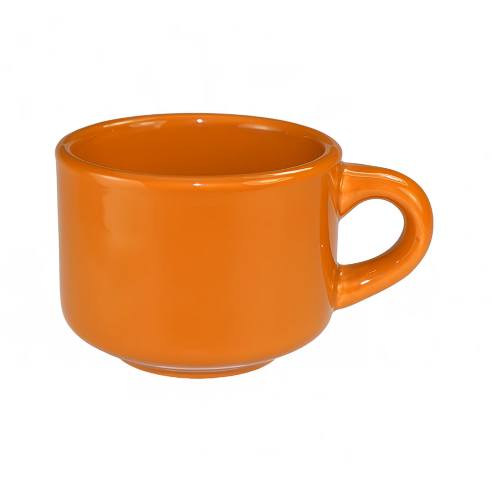 ITI 7 oz Cancun™ Cup - Ceramic, Orange (CA-23-O)