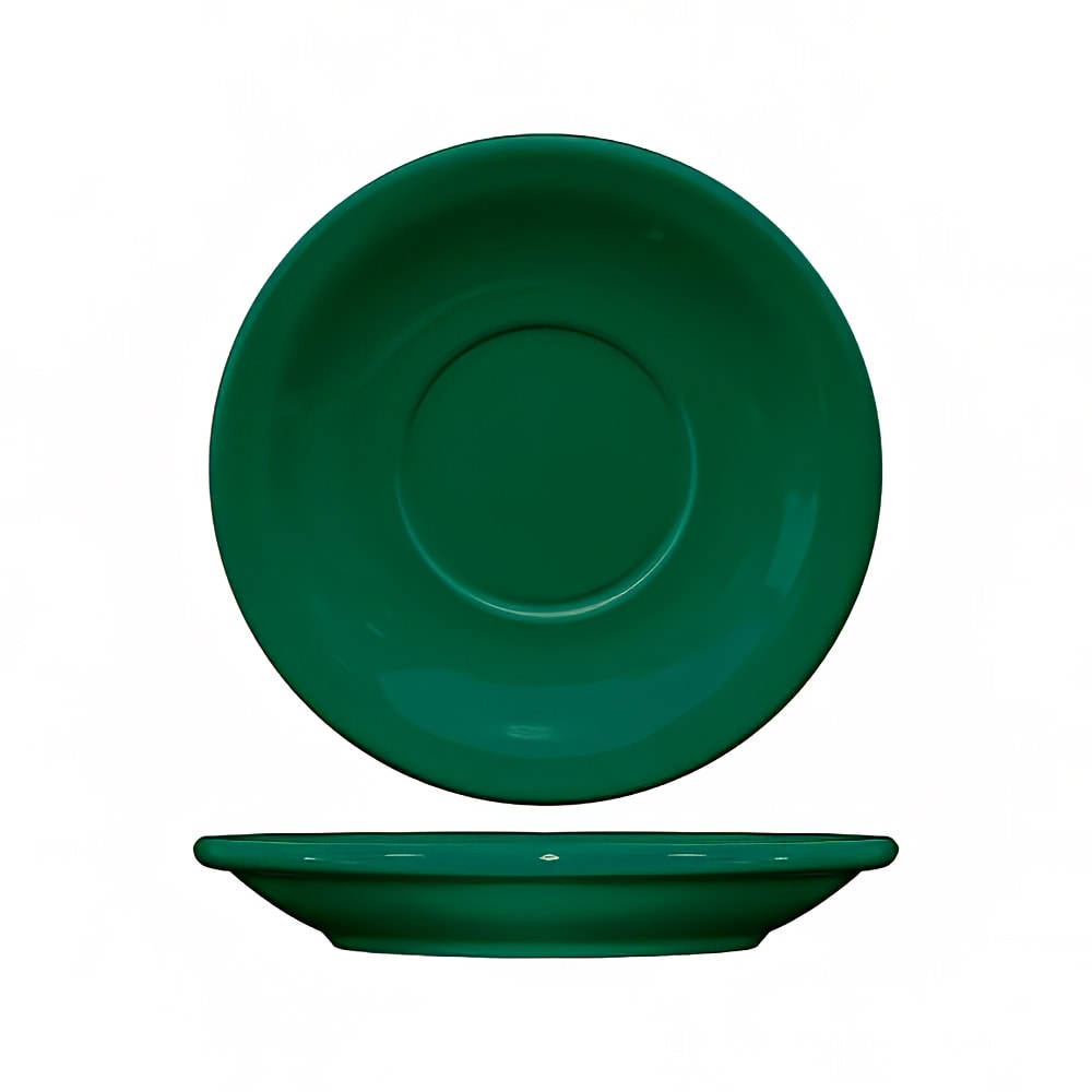 ITI 6" Round Cancun™ Saucer - Ceramic, Green (CA-2-G)