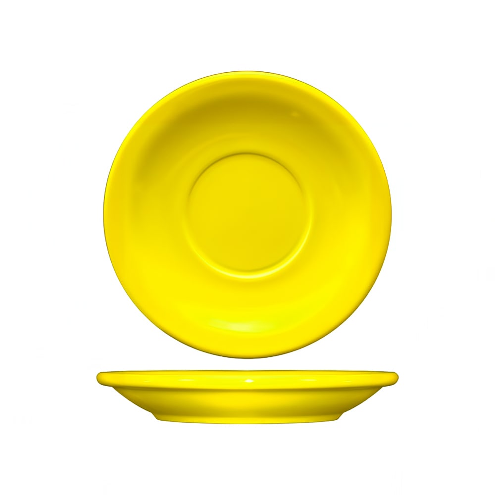 ITI 6" Round Cancun™ Saucer - Ceramic, Yellow (CA-2-Y)