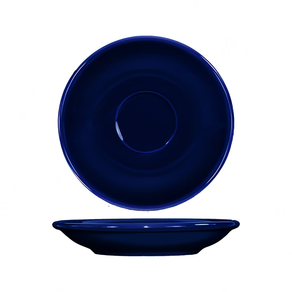 ITI 5 1/8" Round Cancun™ A.D. Saucer - Ceramic, Cobalt Blue (CA-36-CB)