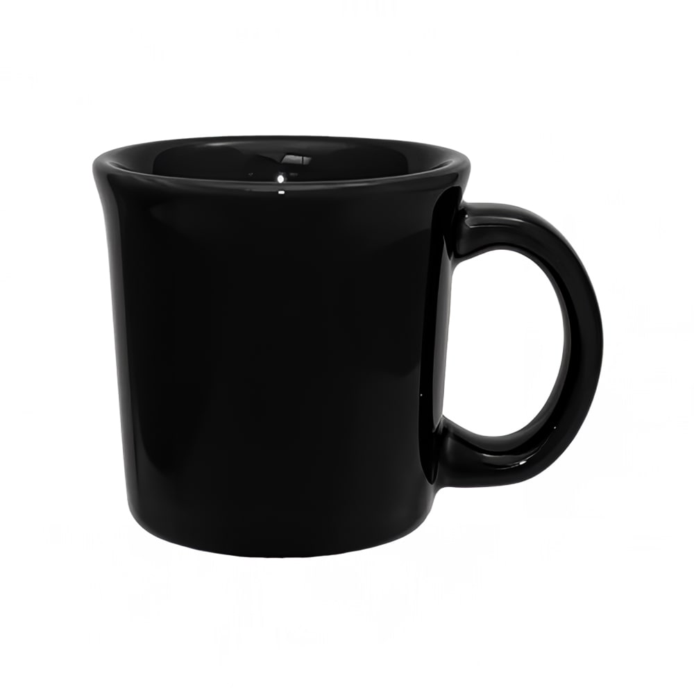 ITI 11 oz Cancun™ Delaware Mug - Ceramic, Black (CA-38-B)