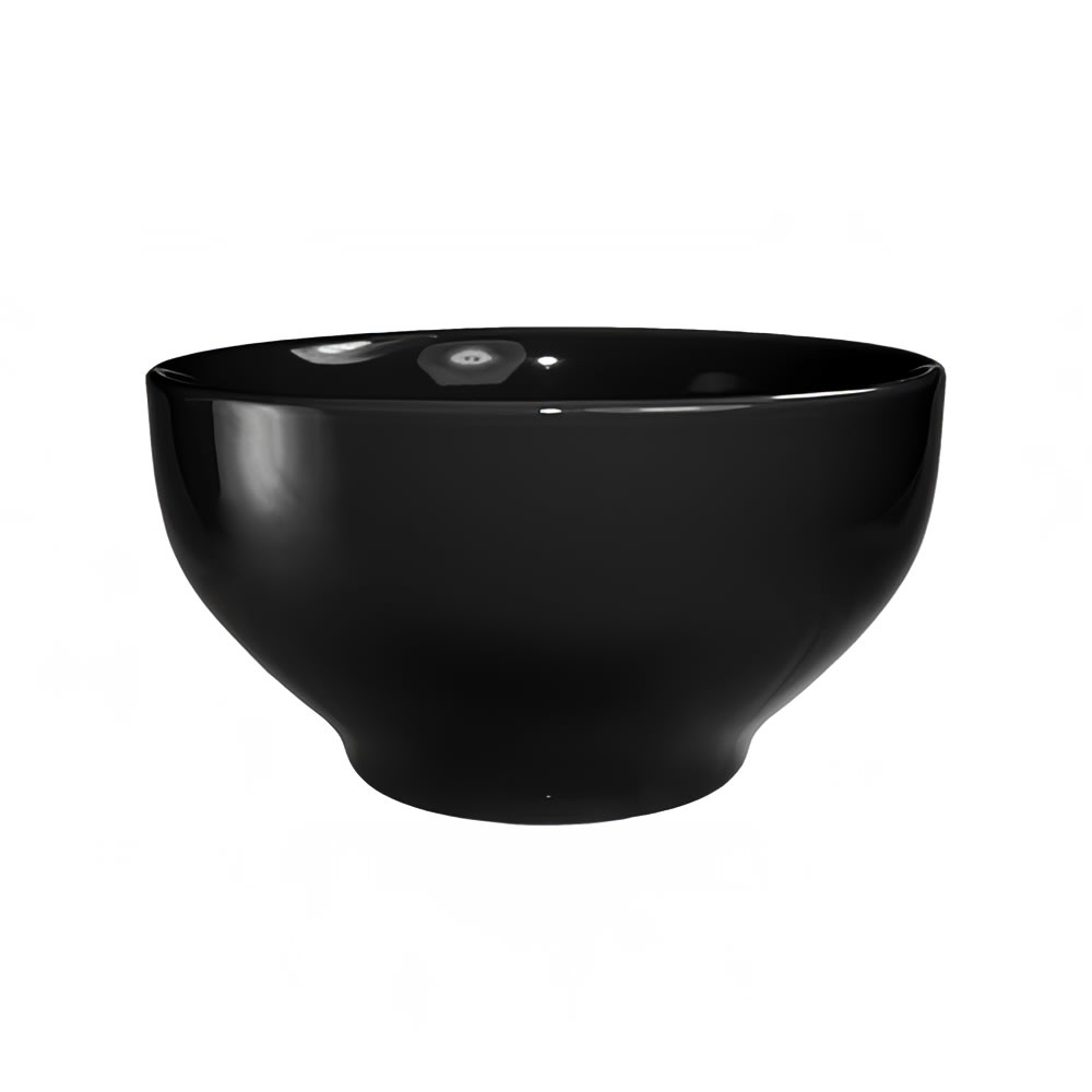 ITI 144 oz Round Cancun™ Bowl - Ceramic, Black (CA-45-B)