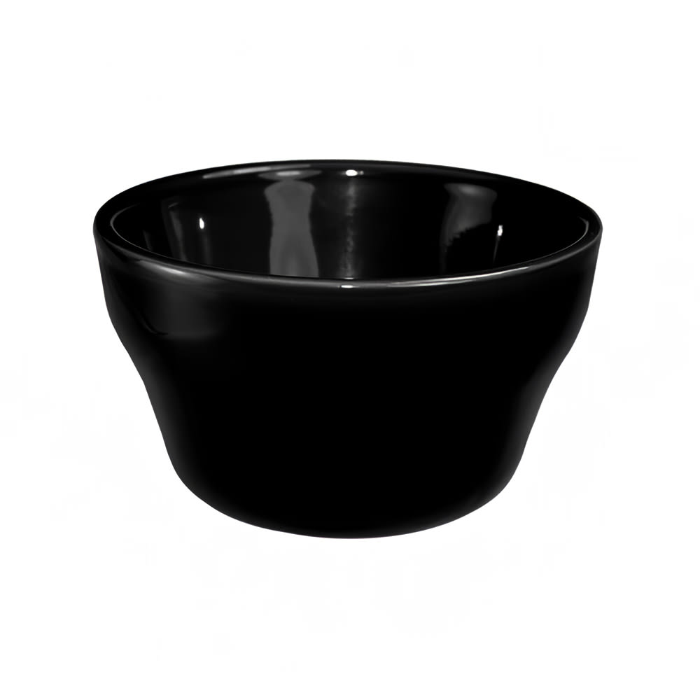 ITI 8 oz Round Cancun™ Bouillon Cup - Ceramic, Black (CA-4-B)