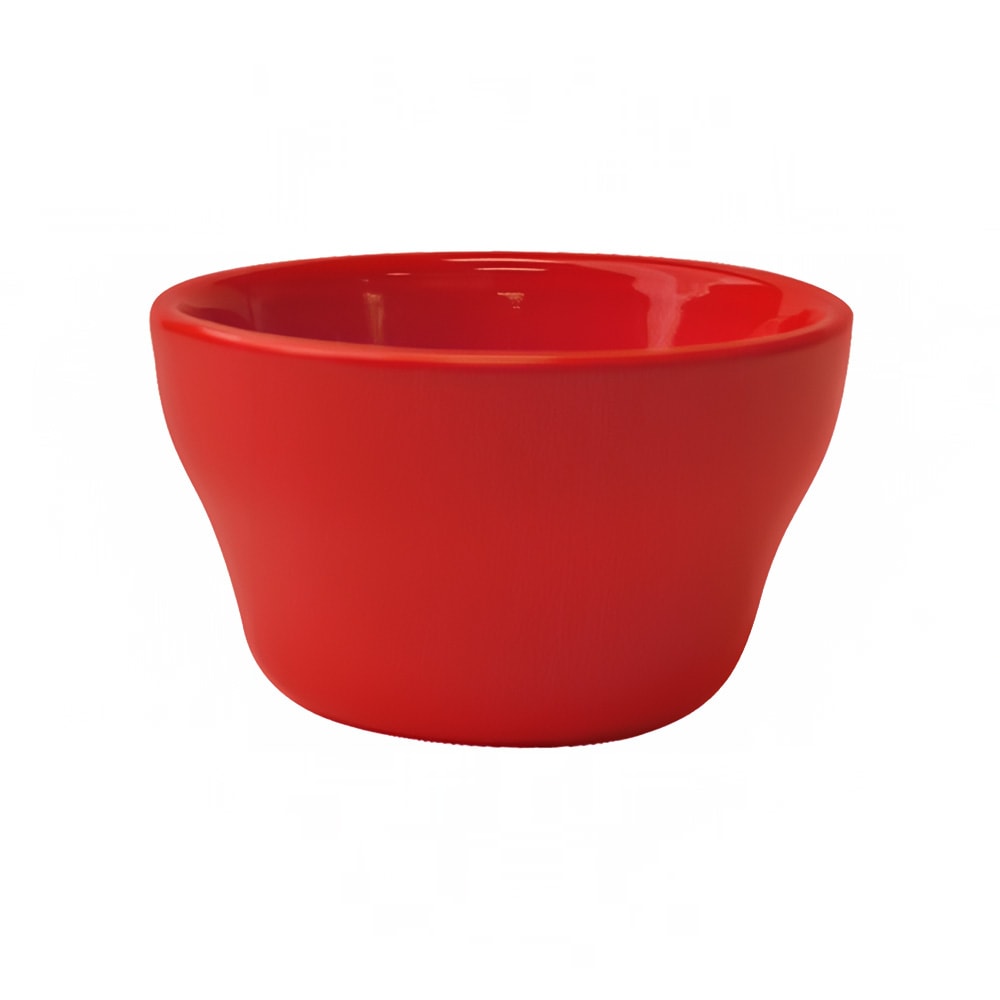 ITI 8 oz Round Cancun™ Bouillon Cup - Ceramic, Crimson Red (CA-4-CR)