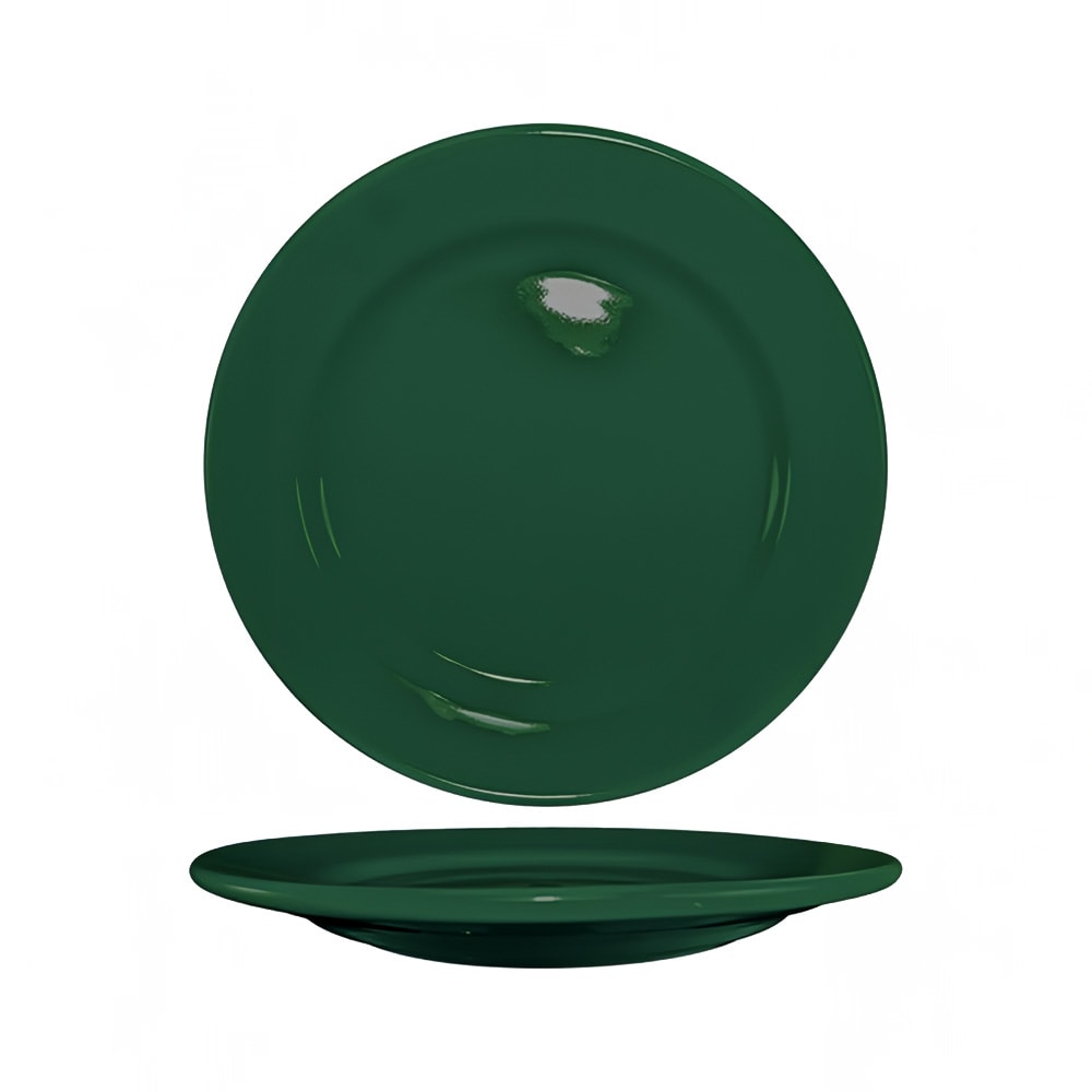 ITI 6 5/8" Round Cancun™ Plate - Ceramic, Green (CA-6-G)