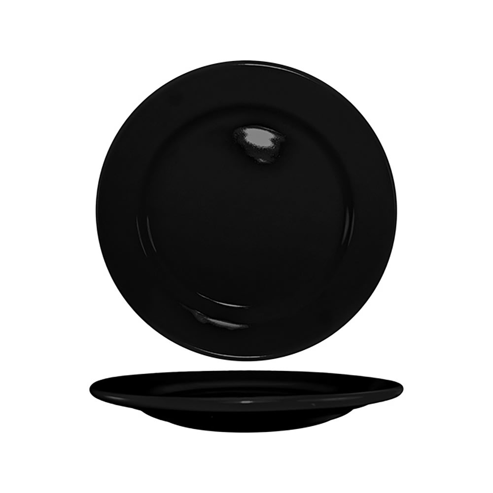 ITI 9" Round Cancun™ Plate - Ceramic, Black (CA-8-B)