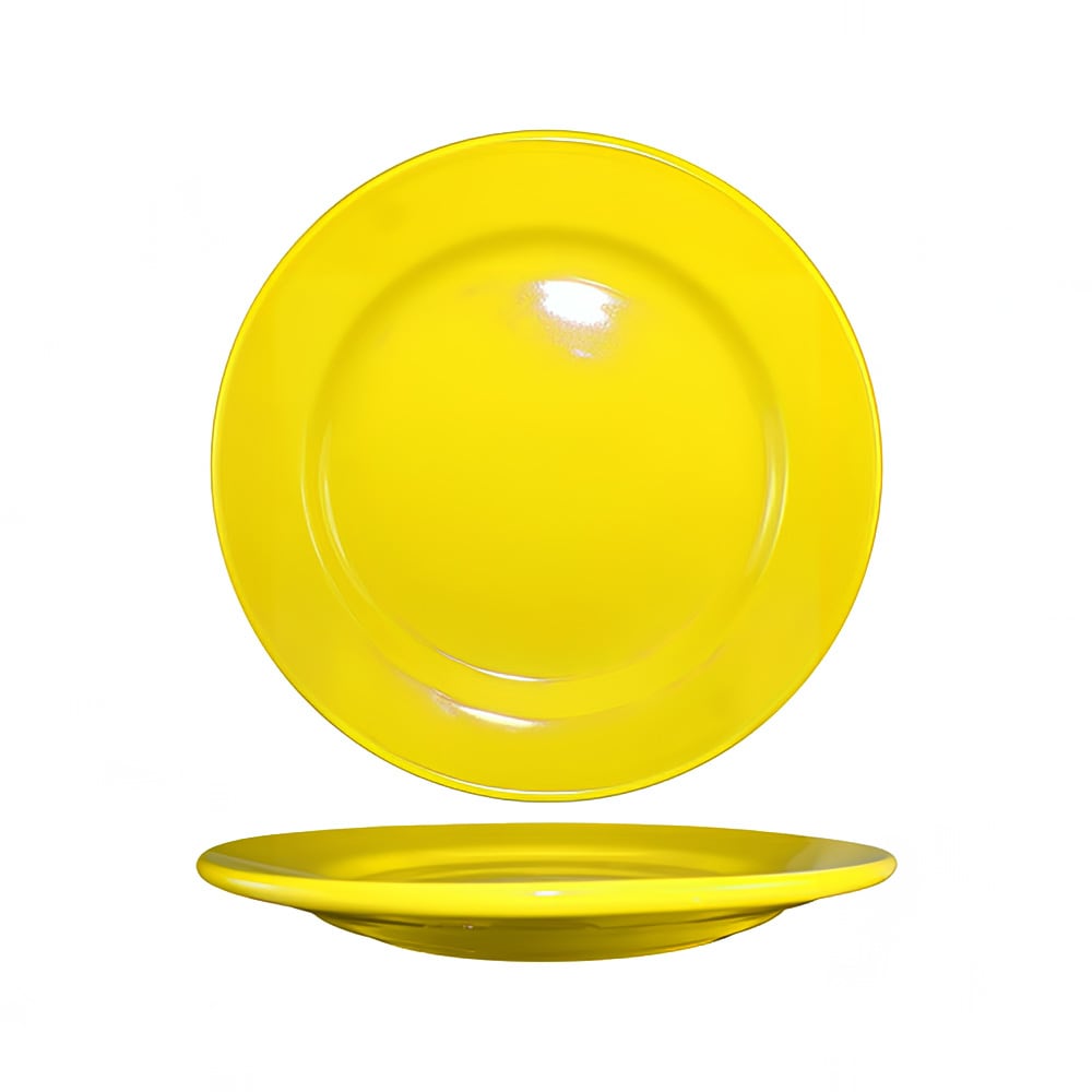ITI 9" Round Cancun™ Plate - Ceramic, Yellow (CA-8-Y)