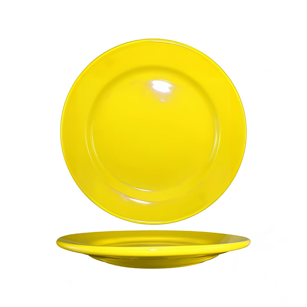 ITI 9 3/4" Round Cancun™ Plate - Ceramic, Yellow (CA-9-Y)