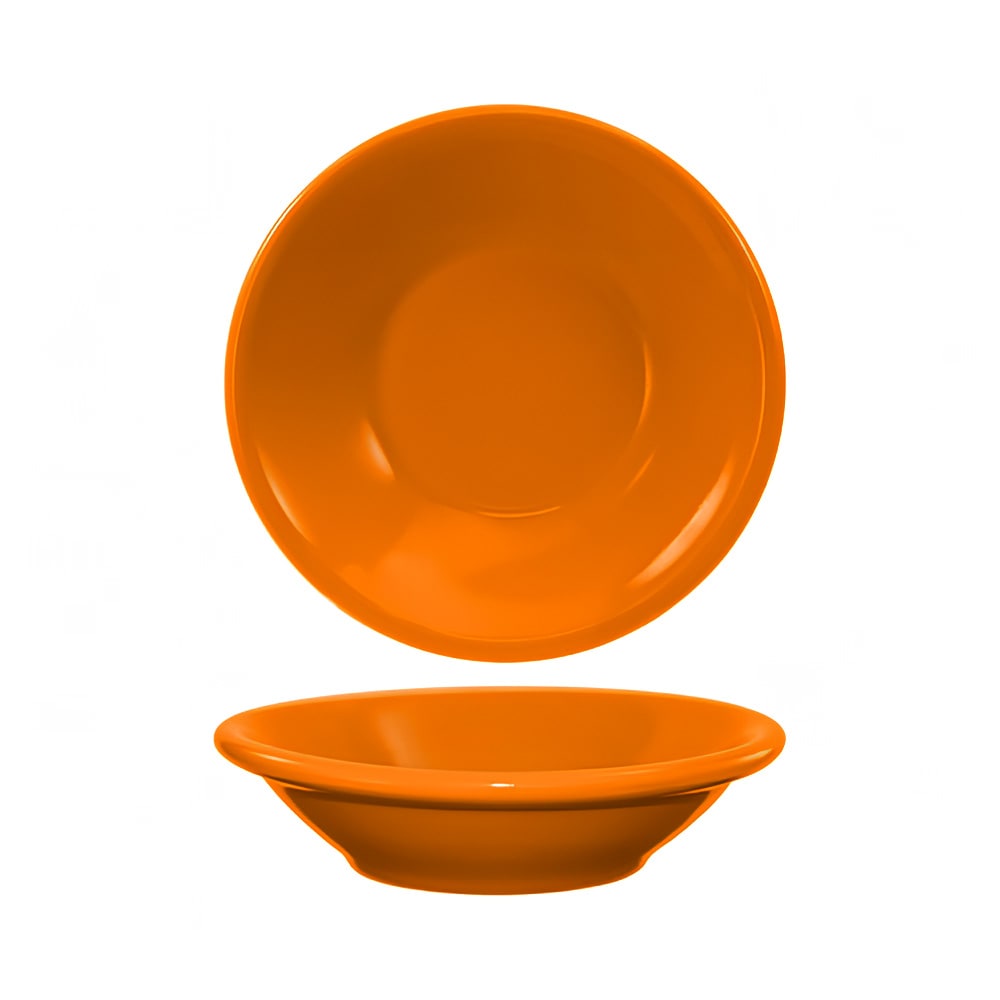 ITI 5 oz Round Cancun™ Fruit Bowl - Ceramic, Orange (CAN-11-O)