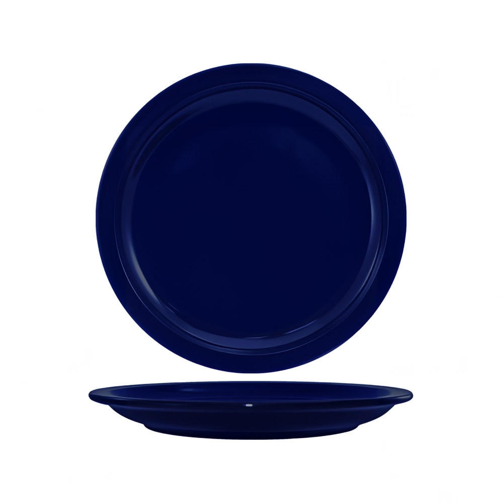 ITI 10 1/2" Round Cancun™ Plate - Ceramic, Cobalt Blue (CAN-16-CB)