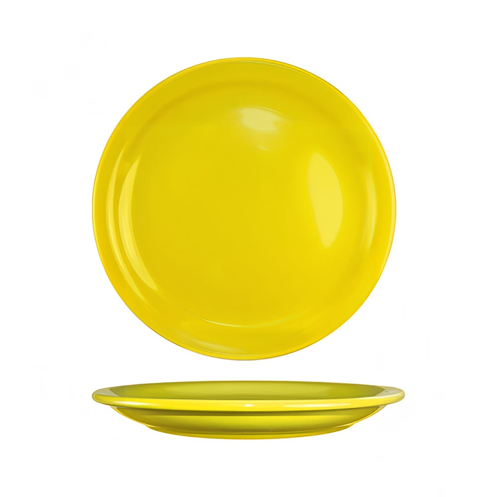ITI 6 1/2" Round Cancun™ Plate - Ceramic, Yellow (CAN-6-Y)