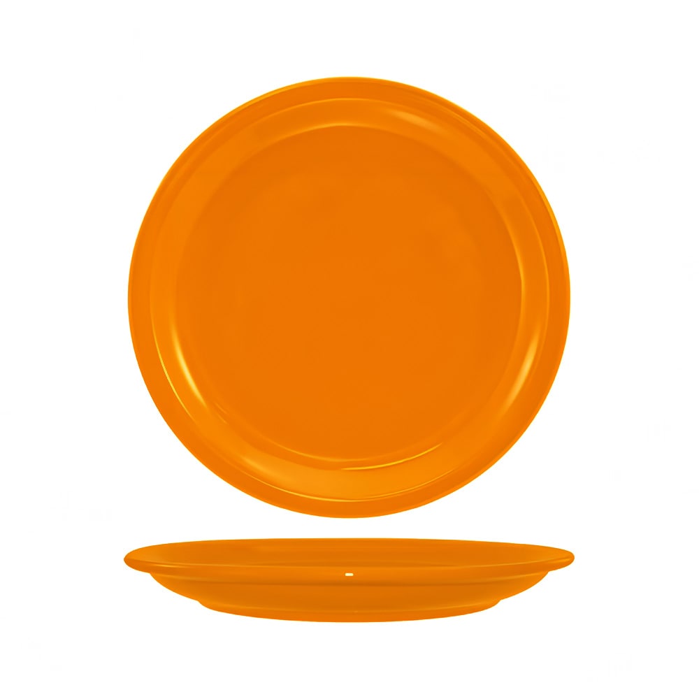 ITI 7 1/4" Round Cancun™ Plate - Ceramic, Orange (CAN-7-O)