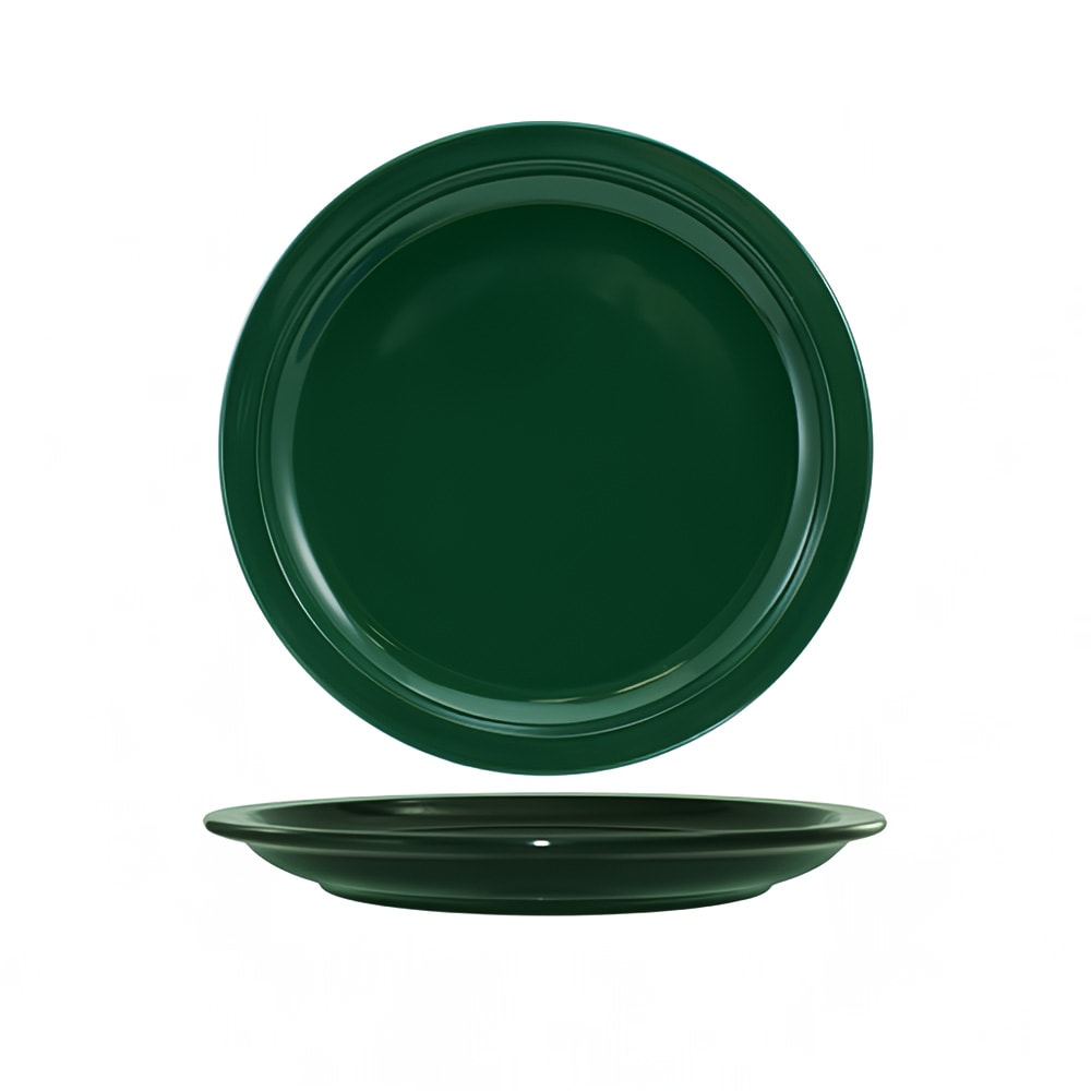 ITI 9 1/2" Round Cancun™ Plate - Ceramic, Green (CAN-9-G)