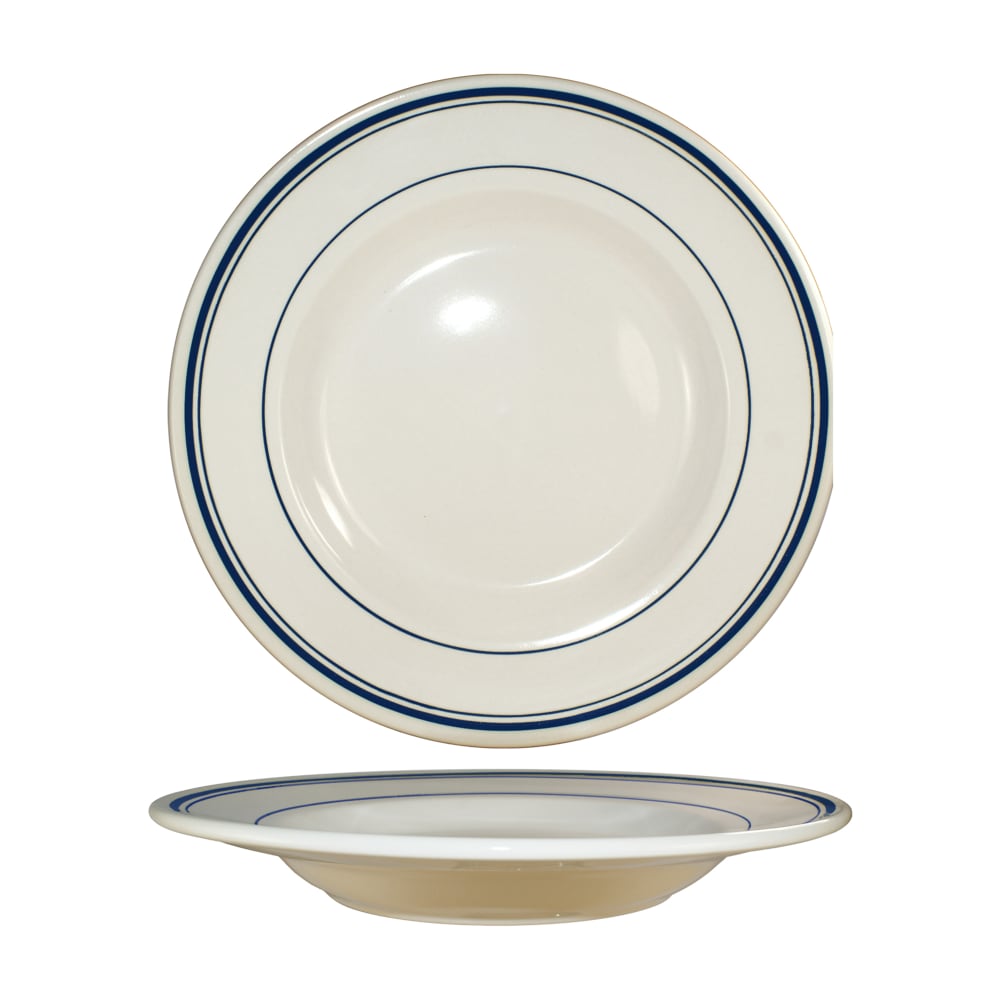 ITI 26 oz Round Catania™ Pasta Bowl - Ceramic, American White (CT-125)