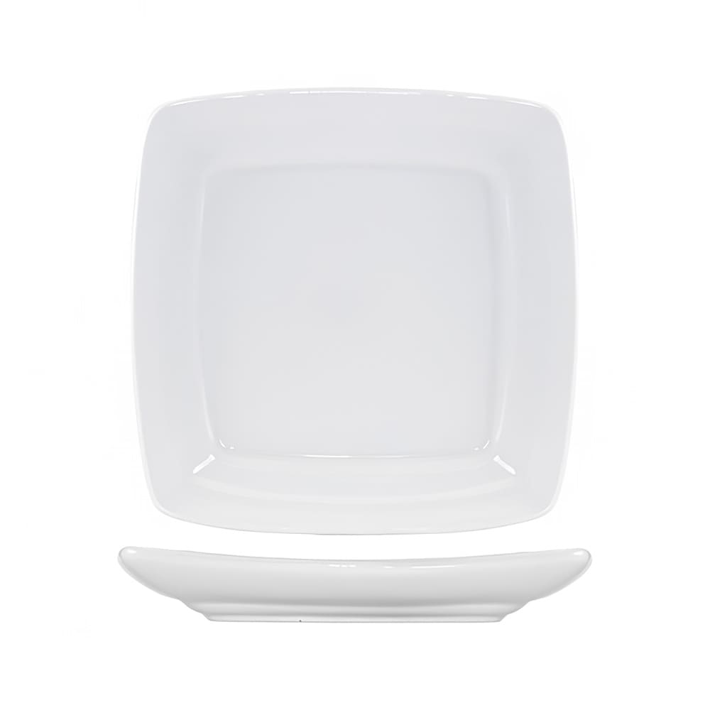 ITI 11" Square Dover™ Plate - Porcelain, European White (DO-11S)