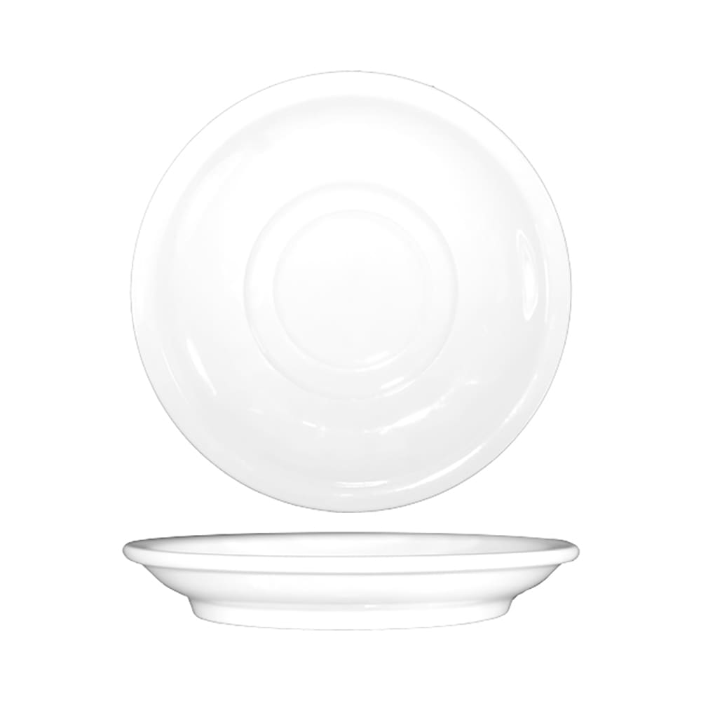 ITI 6" Round Dover™ Saucer - Porcelain, European White (DO-2)