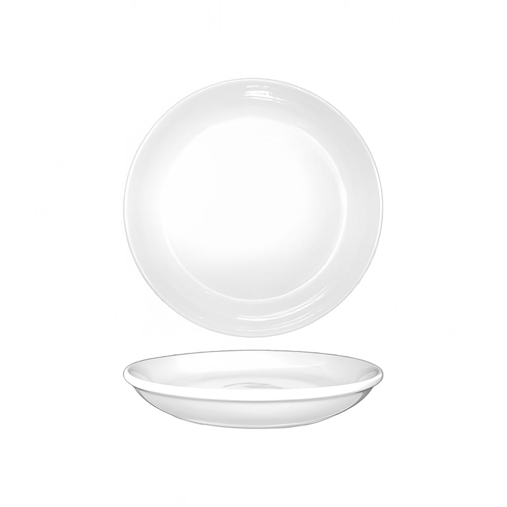 ITI 128 oz Round Dover™ Bowl - Ceramic, European White (DO-224)