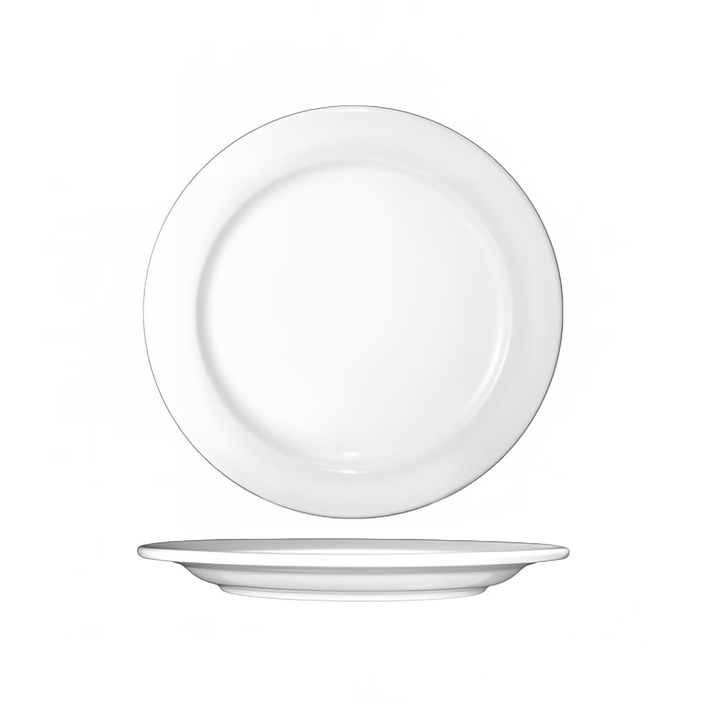 ITI 6 1/4" Round Dover™ Plate - Porcelain, European White (DO-31)