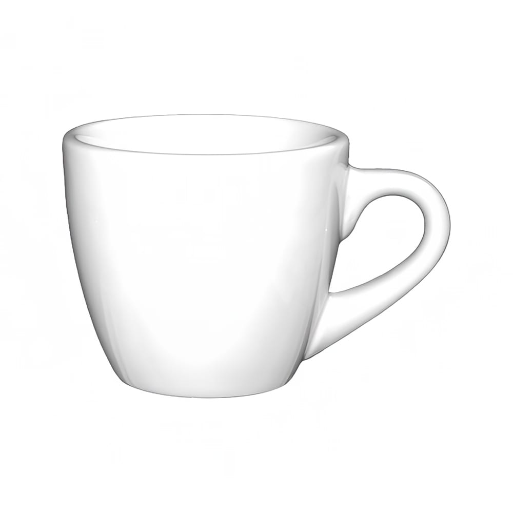 ITI 3 1/2 oz Dover™ A.D. Cup - Ceramic, European White (DO-37)