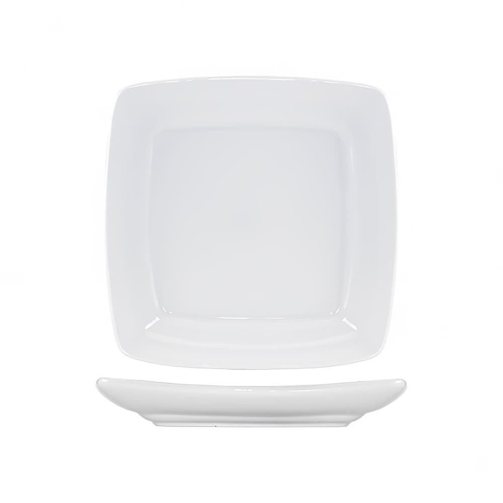 ITI 7" Square Dover™ Plate - Porcelain, European White (DO-7S)
