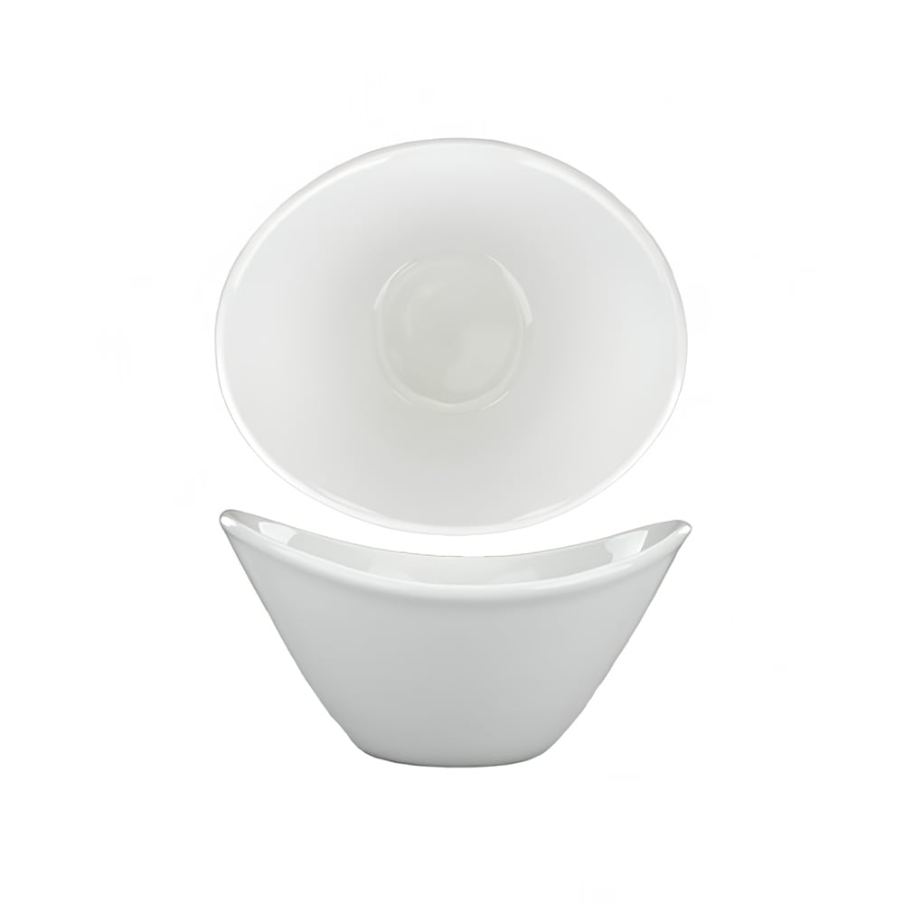 ITI 7 oz Oval Dover™ Bowl - Porcelain, European White (DO-910)