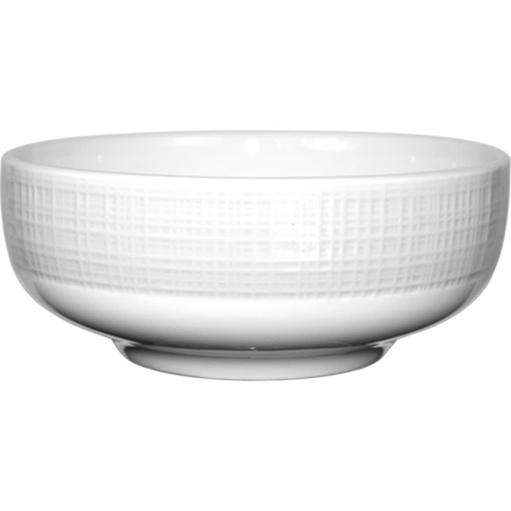 ITI 18 oz Round Dresden™ Nappie/Oatmeal Bowl - Porcelain, Bright White (DR-15)