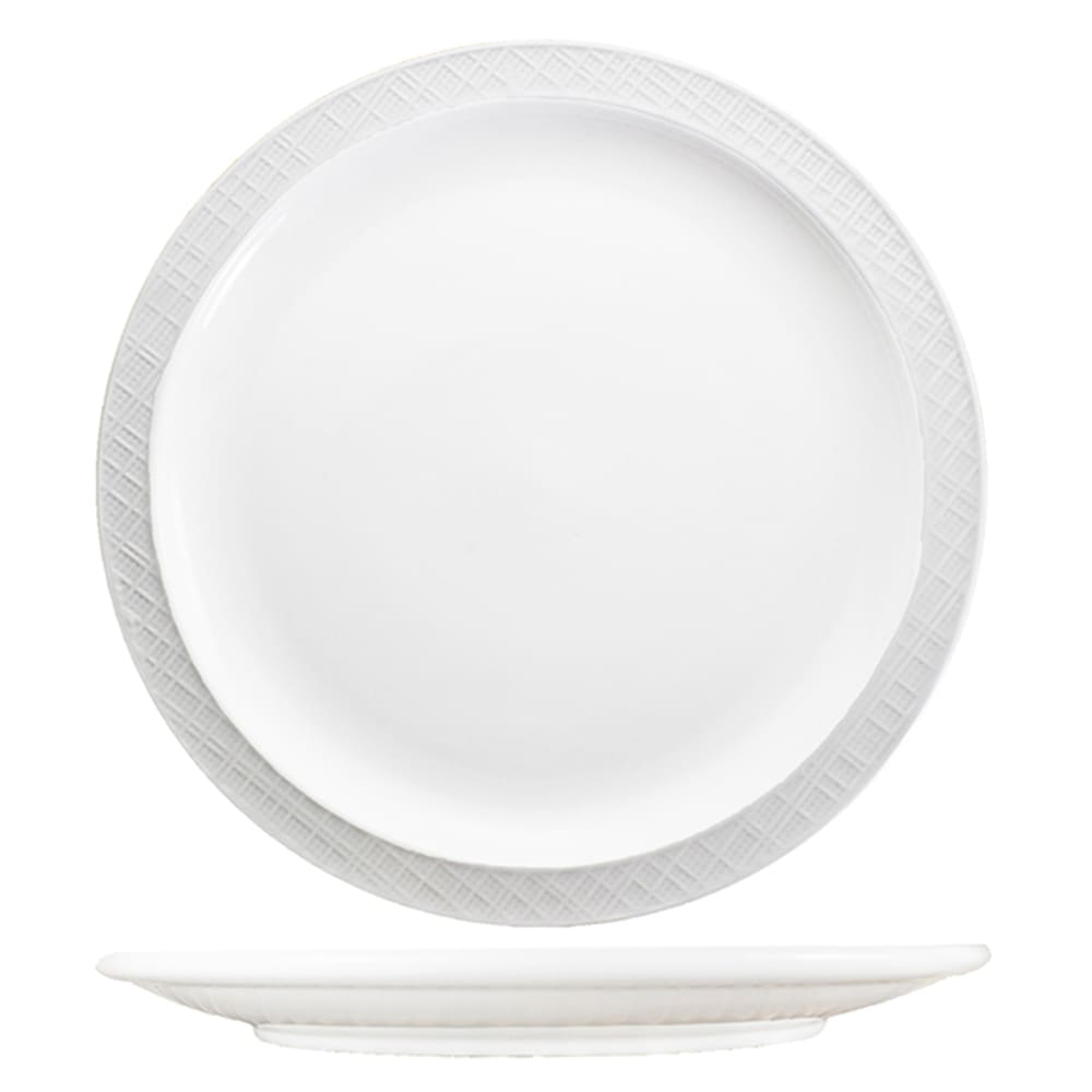 ITI 9" Round Dresden™ Plate - Porcelain, Bright White (DRN-8)