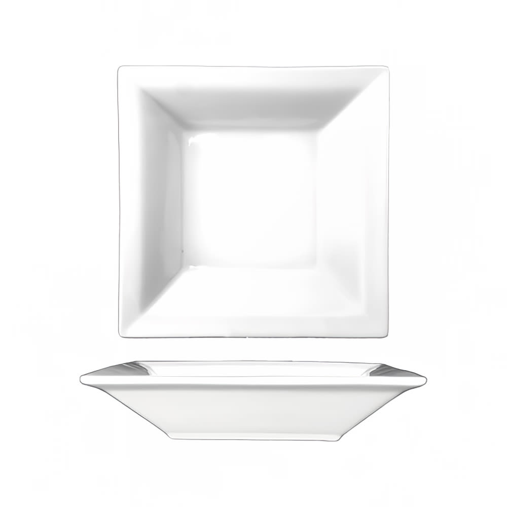 ITI 13 oz Square Elite™ Grapefruit Bowl - Porcelain, Bright White (EL-12)